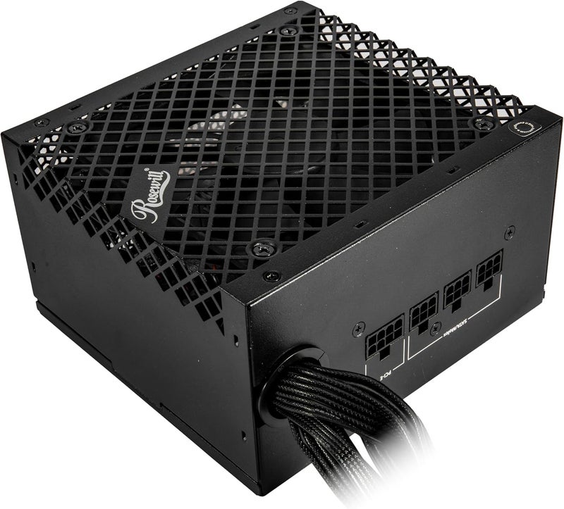 Rosewill VSB 850W 80+ Bronze, ATX 3.0 & 3.1 Compatible, Semi-Modular Power Supply, PCIe 5.1 12V-2x6 Connector, 105°C/221°F Japanese Capacitor, 120mm ICB Silent Fan - 5 Year Warranty - Image 4